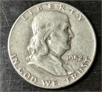 1952-P Franklin Half Dollar