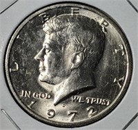 1972-D Kennedy Half Dollar with Error