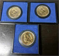 Lot of 3 1972 US Revolution Bicentennial Coins