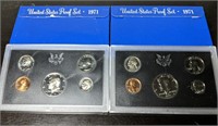 Lot of 2 1971-S United States Proof Sets