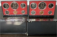 Lot of 2 1974-S United States Proof Sets