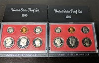 Lot of 2 1989-S United States Proof Sets