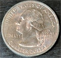 2000-D South Carolina State Quarter w/ Clad Error