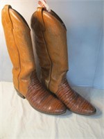 Laredo Lady's Lizard Western Boots - Size 8D