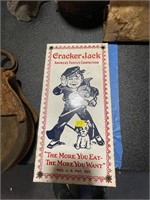 Cracker Jack Enamel Sign