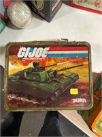 GI Joe Metal Lunch Box with Thermos