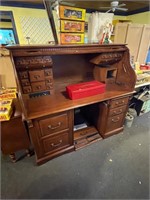 Whalen Oak Renaissance 58” Deluxe  Roll Top Desk