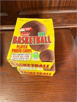 2 Boxes 1990 Fleer Basketball Cards Sealed Packs