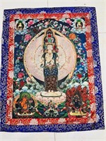 Buddha image on canvas