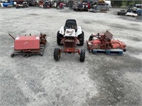 Gravely 812 Lawn Tractor w/ 3 Implements- Non Op.