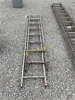 9' extension metal ladder