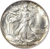 50C 1943  PCGS  MS66