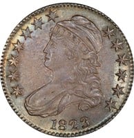 50C 1823 UGLY 3. PCGS  MS63