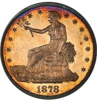 T$1 1878 TRADE. PCGS  PR66  CAM