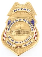 1993 METRO TRANSIT POLICE PRESIDENT INAUGURATION B