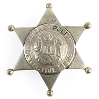 CHICAGO DETECTIVE SERGT. POLICE STAR BADGE NO. 648