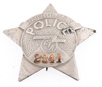 CTA POLICE PATROLMAN BADGE NO. 2241