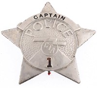 CHICAGO TRANSIT AUTHORITY POLICE CAPTAIN BADGE NO.