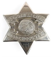 COOK COUNTY ILLINOIS DEPUTY SHERIFF PIE PLATE BADG