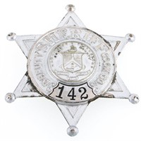 COOK CO. ILLINOIS DEPUTY SHERIFF BADGE NO. 142
