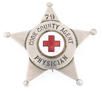 COOK COUNTY ILLINOIS PHYSICIAN BADGE NO. 79