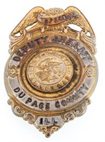 DUPAGE CO. ILLINOIS SPECIAL DEPUTY SHERIFF BADGE