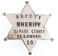 DUPAGE COUNTY ILLINOIS DEPUTY SHERIFF BADGE NO. 10