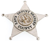 KANE COUNTY ILLINOIS DEPUTY SHERIFF BADGE