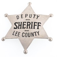 LEE COUNTY ILLINOIS DEPUTY SHERIFF BADGE