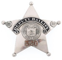 CHICAGO ILLINOIS DEPUTY BAILIFF BADGE NO. 520