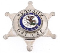 STATE OF ILLINOIS SECURITY OFFICER BADGE