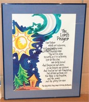 Large Framed The Lord's Prayer