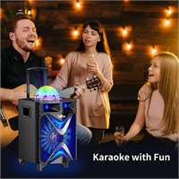 Karaoke Machine VeGue Bluetooth PA Speaker System