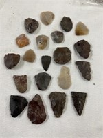Ancient American native worked stones and
