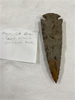 Ancient Native American spearpoint 4 1/2 inches