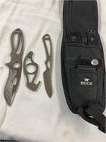 Buck knife hunting set