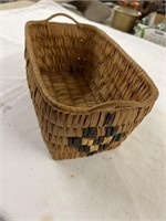 Native American basket. 11” x 7” and 5 inches