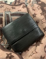 LOUIS VUITTON EPI UNISEX Authentic black wallet