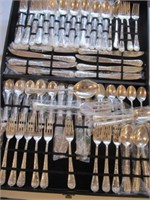 Wm. Rogers & Sons 61pc Flat Ware Set - NOS