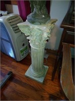 29" tall plaster plant stand