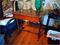 antique 1 drawer stand table