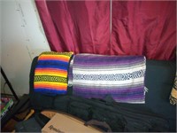 2 indian style blankets