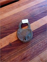 antique Corbin lock & key