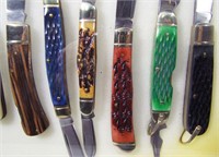 Lot 109   Collection of 10 Folding Knives