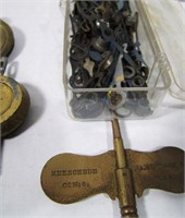 Lot 118  Collection of Antique Clock Tools & Parts