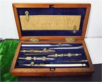 Lot 123   3 Sets of Cased Drafting Tools.