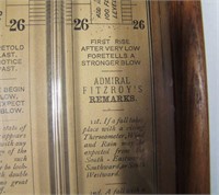 Lot 127 1880 Admiral Fitzroy Barometer Thermometer