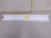 AS-IS FLOATING SHELF 36" WHITE