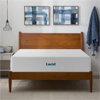 LUCID QUEEN 12" MEMORY FOAM MATTRESS