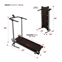 SUNNY MANUAL TREADMILL